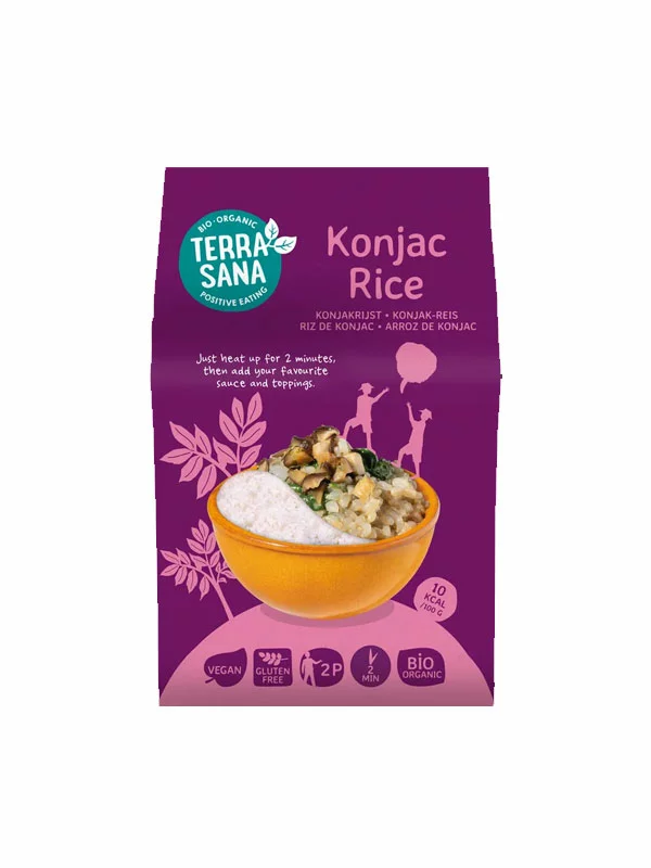 Reis Konjac Glutenfrei – Bio 250g Terrasana