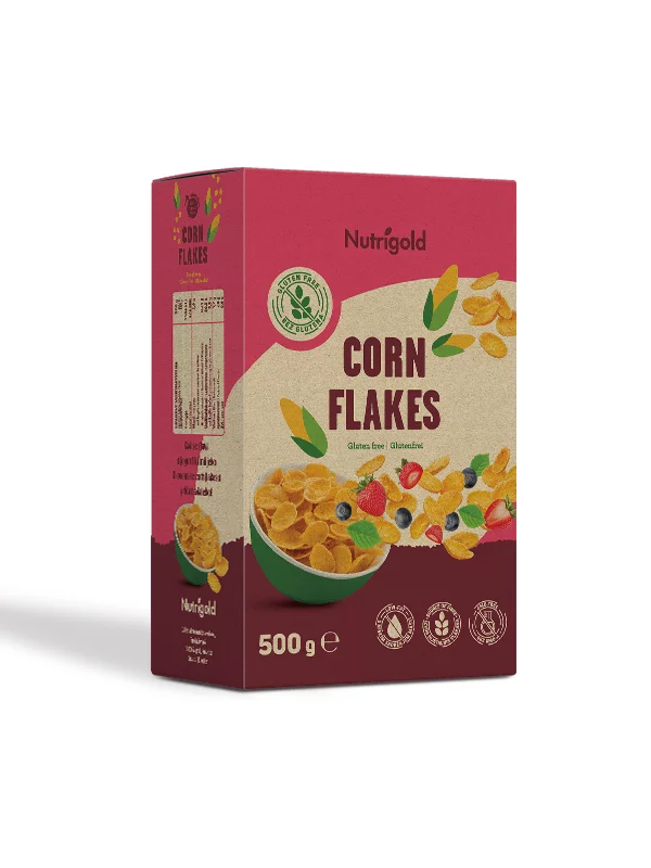 Nutrigold Cornflakes ohne Gluten in einer Packung mit 500 g