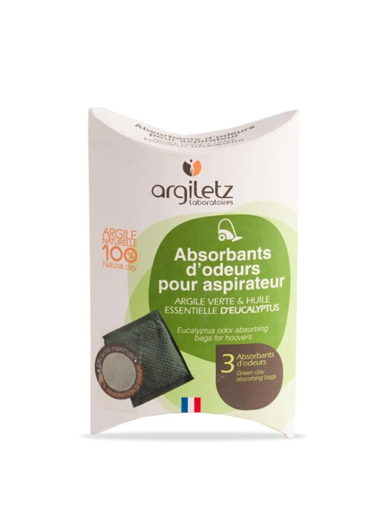 Argiletz Beutel für einen Staubsauger zur Neutralisierung des Geruchs Eukalyptus – 3 Stück