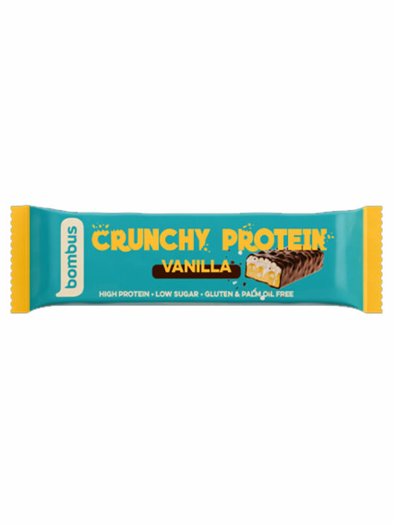 Bombus Knuspriger Proteinriegel Glutenfreie Vanille in einer 50g Packung