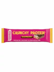 Bombus Knuspriger Proteinriegel, glutenfrei, Himbeere in einer 50g Packung