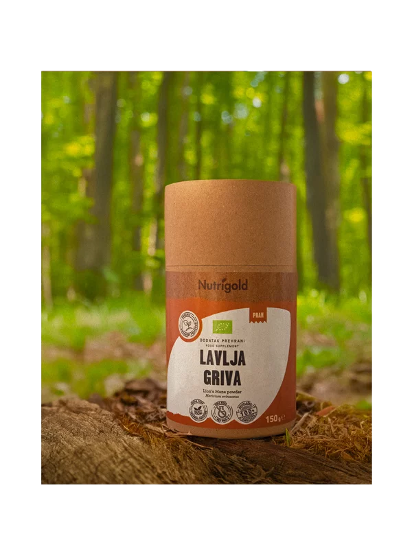 Löwenmähnenpulver - Bio - Verpackung 150g Nutrigold