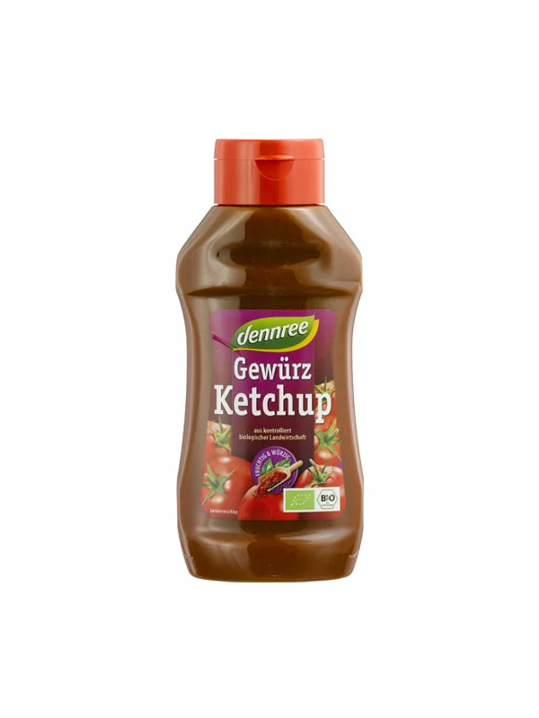 Dennree Ketchup mit Gewürzen – Bio in einer 500ml Packung