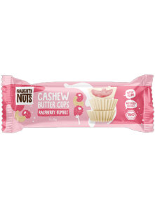 Cashewbutter Cups Raspberry Rumble– Bio 3 Stück Naughty Nuts