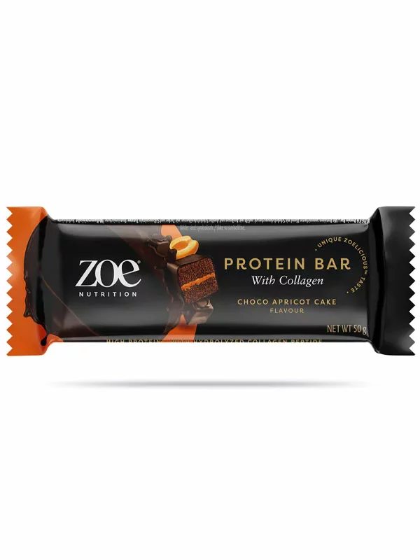 Zoe Nutrition Protein Schokoriegel Apricot Cake in einer 50g Packung