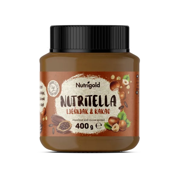 Nutritella Haselnussaufstrich – Bio 400g Nutrigold