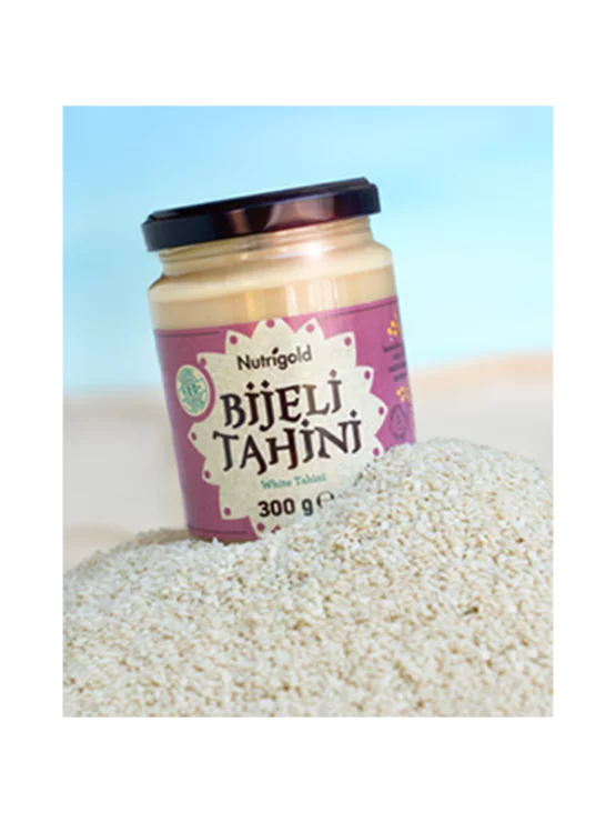 Weißes Tahini – 300 g Nutrigold