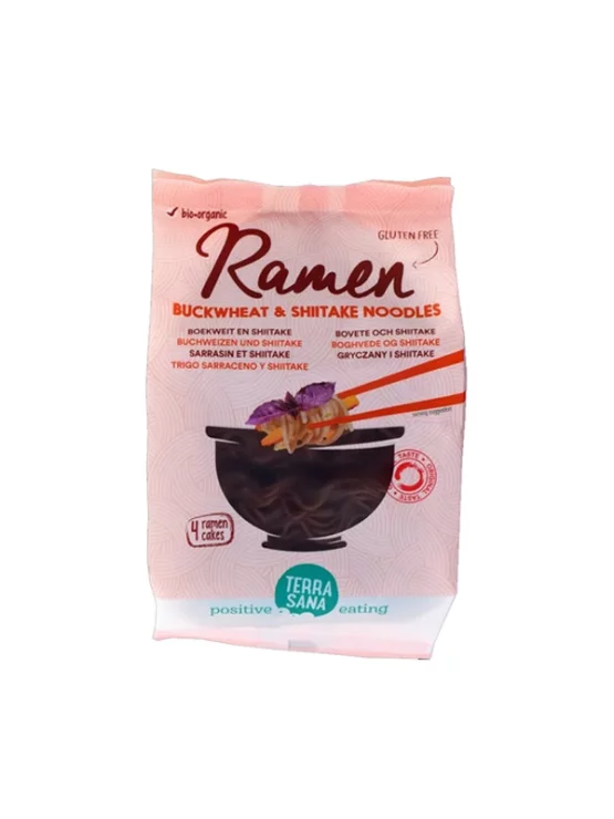 Terrasana Ramen rezanci od heljde sa shitake gljivama Bez glutena Organski u pakiranju od280g