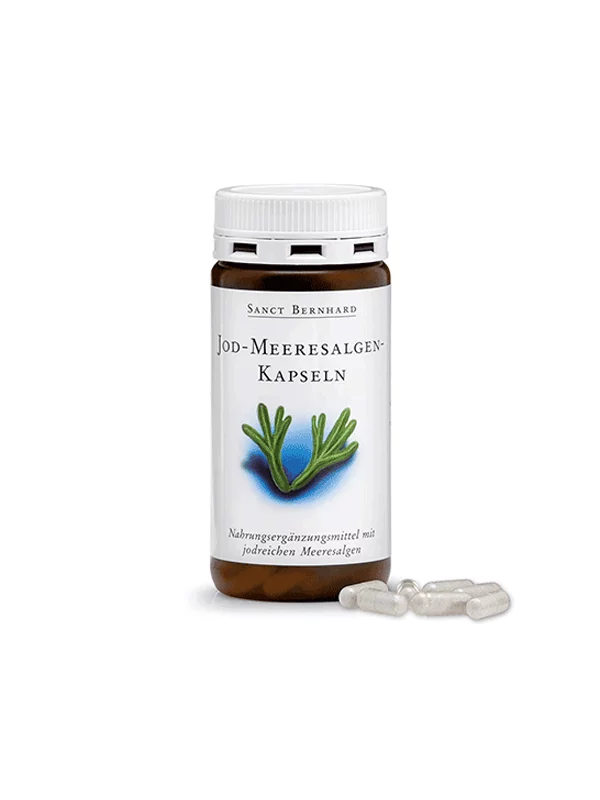 Kräuterhaus Jod-Meeresalgen Kapseln – 180 Kapseln in der Packung