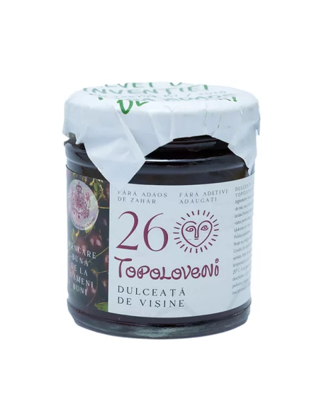 Topoloveni Sauerkirschmarmelade Gourmet im 230g Glas