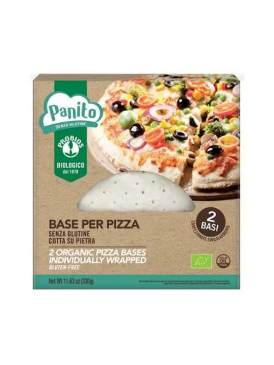 Probios Pizzaboden Glutenfrei – Bio 2 Stück im Paket