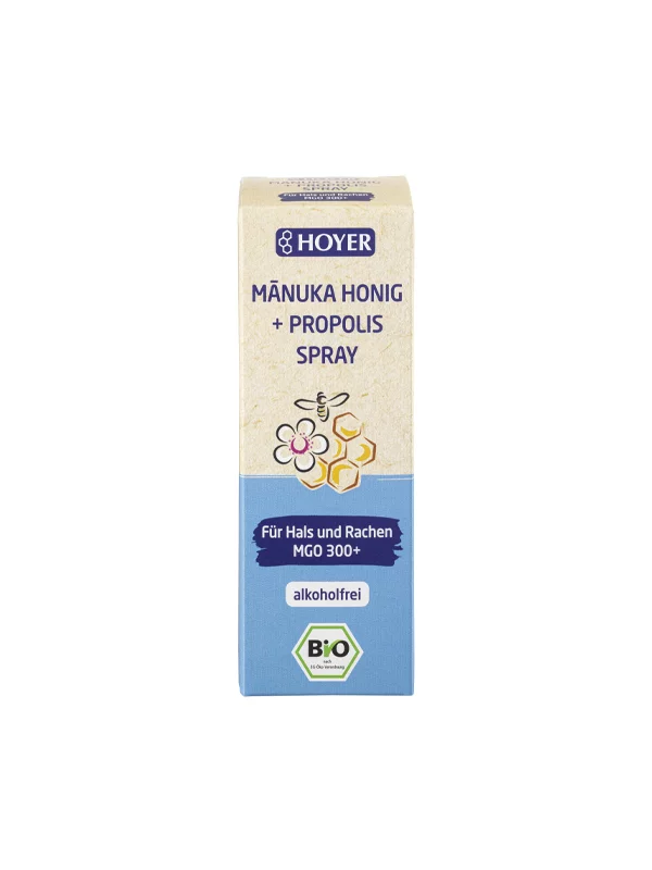 Hoyer Manukahonig & Propolis Bio in der Spraydose von 20ml