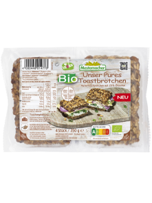 Mestemacher Unser Pures Toastbrötchen – Biologisch in einer 350g Packung