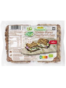Mestemacher Unser Pures Toastbrötchen – Biologisch in einer 350g Packung