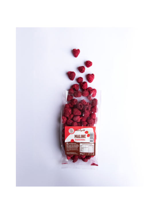 Nutrigold Gefriergetrocknete Himbeeren in einer Packung von 50 g