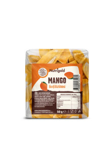 Nutrigold Gefriergetrocknete Mangostücke  einer Packung von 50 g