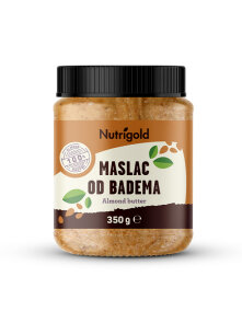 Nutrigold Mandelbutter 100 % rein in einer 350 Gramm Packung