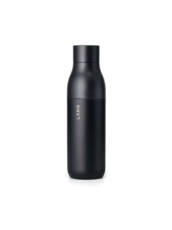 LARQ Selbstreinigende Wasserflasche PureVis Obsidian Black -– 500 ml