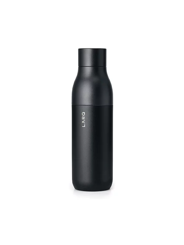 LARQ Selbstreinigende Wasserflasche PureVis Obsidian Black -– 500 ml