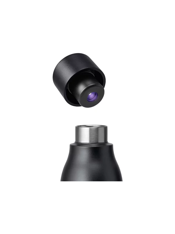 Selbstreinigende Wasserflasche PureVis Obsidian Black -– 500ml LARQ