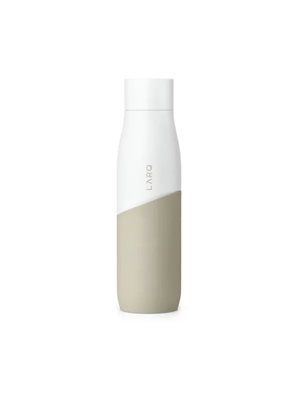 LARQ Selbstreinigende Flasche PureVis Movement White dune – 710 ml