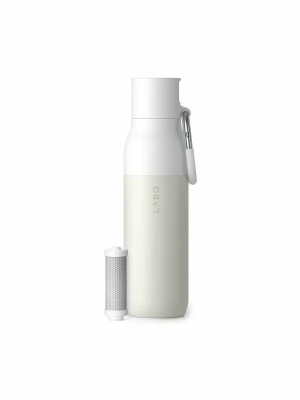 LARQ Trinkflasche mit Filter Granite White – 500ml