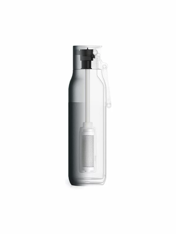 LARQ Trinkflasche mit Filter Granite White – 500ml