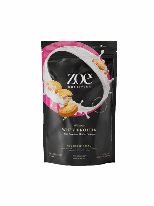 ZOE Nutrition Whey Protein Cookies N'Dream in einer 454g Packung