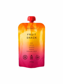 Nutrino Lab Fruchtsnack Apfel, Mango, Passionsfrucht und Banane in der 200g Packung