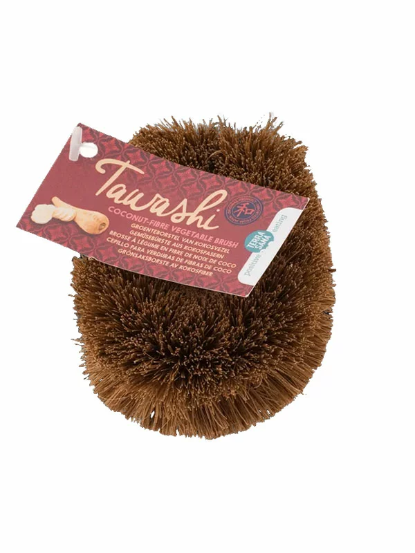 Terrasana Gemüsebürste aus Kokosfasern Tawashi