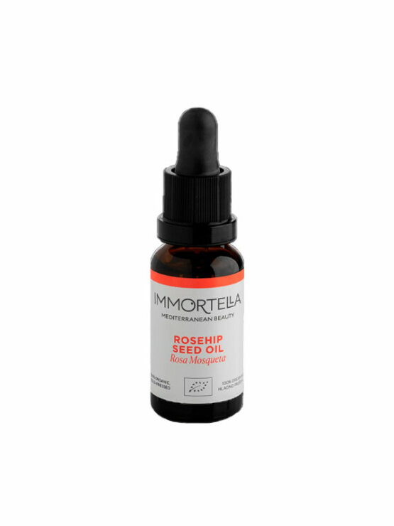 Immortella Hagebuttenöl in einer 20ml Packung