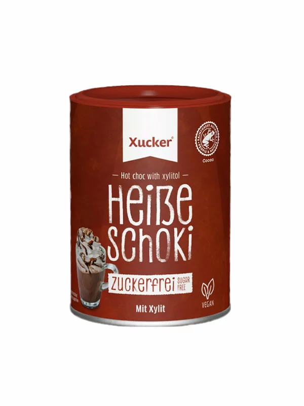 Xucker Heiße Schokolade mit Xylit in einer 200g Packung