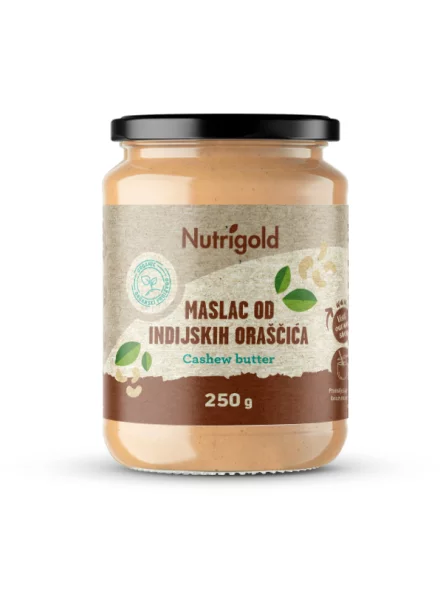 Cashew Butter 100% Rein – Bio 250g Nutrigold