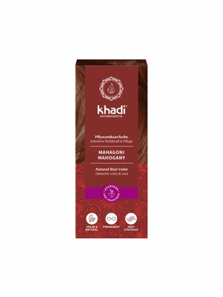 Khadi Pflanzliche Haarfarbe Mahagoni in der 100g Packung