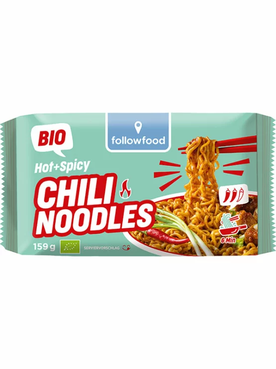 Nudeln Chili – Bio 159g followfood