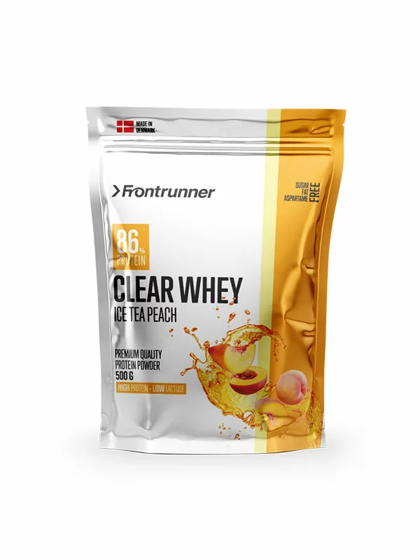 Frontrunner Clear Whey Ice Tea Pfirsich in einer 500g Packung
