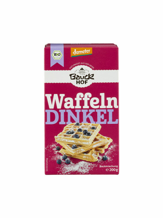 Bauck Mühle Dinkel-Waffelmischung – Bio in einer 200g Packung