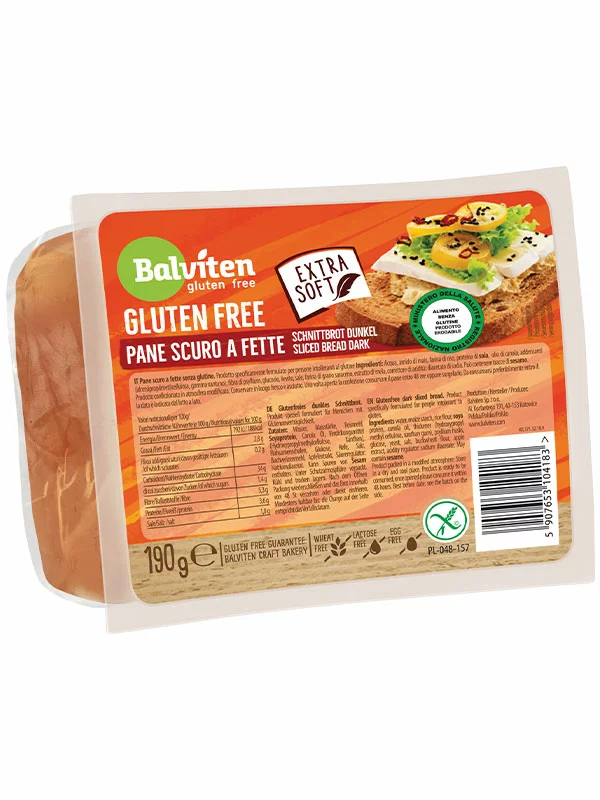 Balviten Glutenfreies dunkles Brot in einer 190g Packung