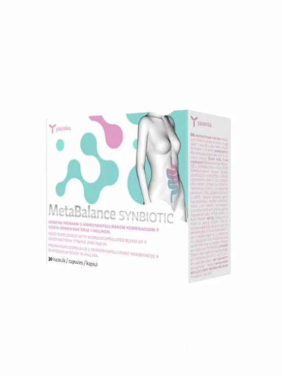 Yasenka Meta Balance Synbiotisches Nahrungsergänzungsmittel mit 30 Kapseln in der Packung
