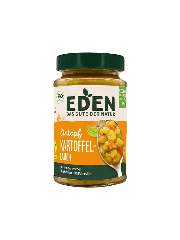 Eden Eintopf mit Kartoffeln und Lauch – Bio im 400g Glas