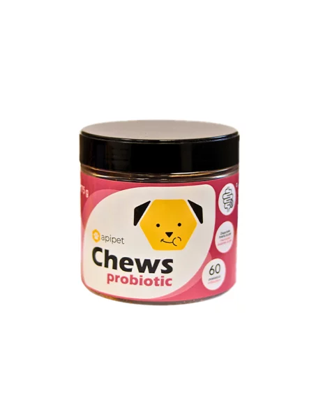 Apipet Chews Probiotikum – Leckerbissen für eine ausgewogene Verdauung bei Hunden in der Packung von 175g