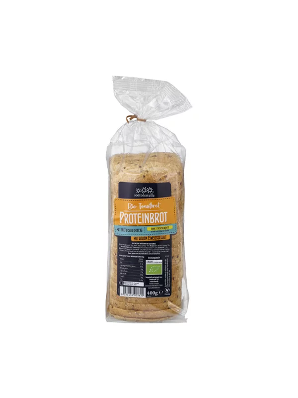 Sottolestelle Protein Toastbrot – Bio in einer 400g Packung
