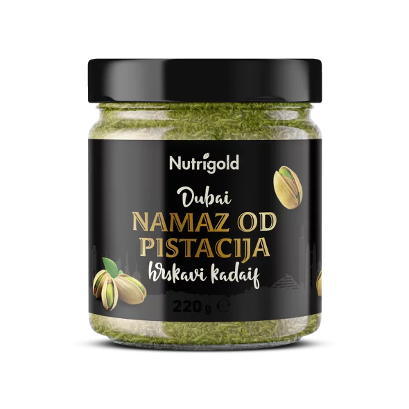 Pistazien Aufstrich mit Kadaif Dubai – 220g Nutrigold