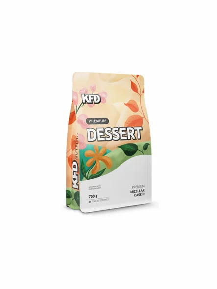 KFD Nutrition Protein Casein DESSERT in einer 700g Packung mit Vanille geschmack