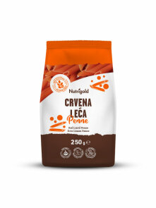 Nutrigold Rote Linsennudeln – glutenfrei und in einer 250g Packung