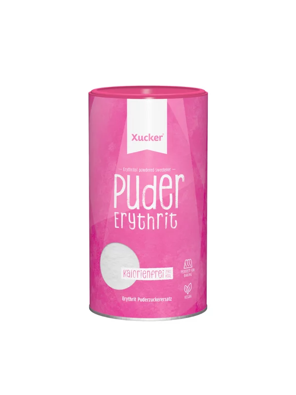 Xucker Erythrit-Pulver – Vollwertiger Zuckerersatz in einer 600g Packung