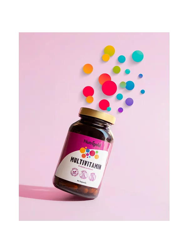Nutrigold Multivitamin 527mg mit 60 Kapseln in der Packung