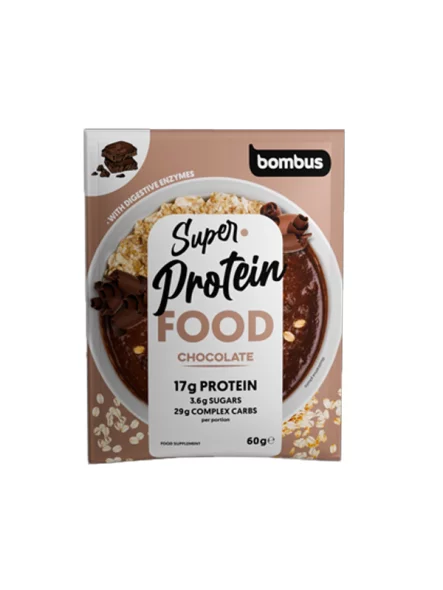 Bombus Super Protein Porridge Schokolade in einer 60g Packung