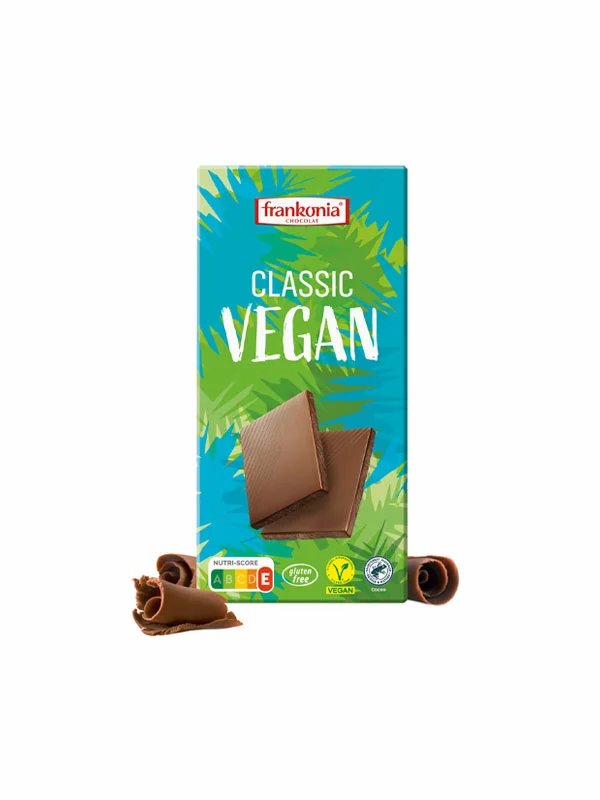 Classic Vegane Schokolade – Glutenfrei 100g Frankonia