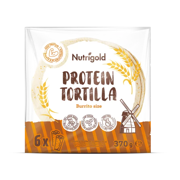 Nutrigold Protein-Tortilla in einer 370g Packung